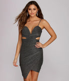 Glitter And Glam Cut Out Dress