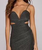 Glitter And Glam Cut Out Dress