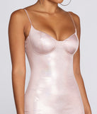 Butterfly Babe Metallic Mini Dress
