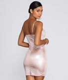 Butterfly Babe Metallic Mini Dress