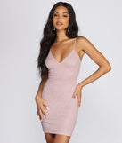 Glitter Babe Mini Dress