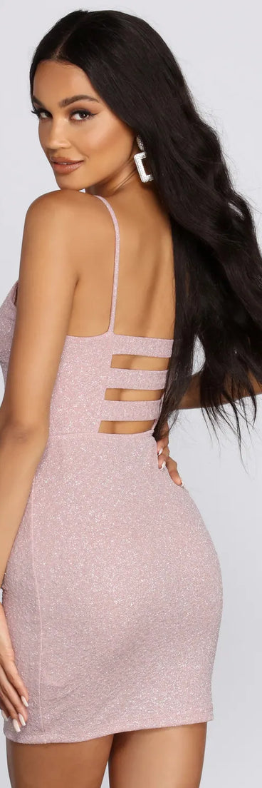 Glitter Babe Mini Dress