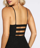 Shine On Glitter Mini Dress