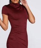 Wrapped In Basics Mini Dress