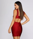 Stylish Sheen Mini Dress