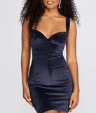 Velvet Sweetheart Mini Dress