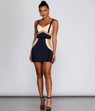 Modernist Mini Crepe Tank Dress