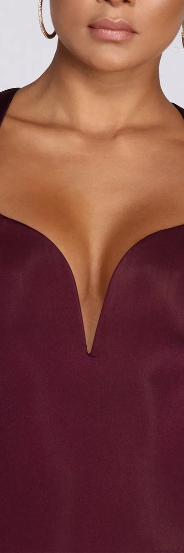 Taking The Plunge Sweetheart Dress