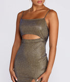 Party With Me Glitter Mini Dress