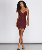 Glow With It Glitter Mini Dress