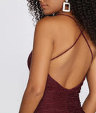 Glow With It Glitter Mini Dress