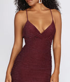 Glow With It Glitter Mini Dress