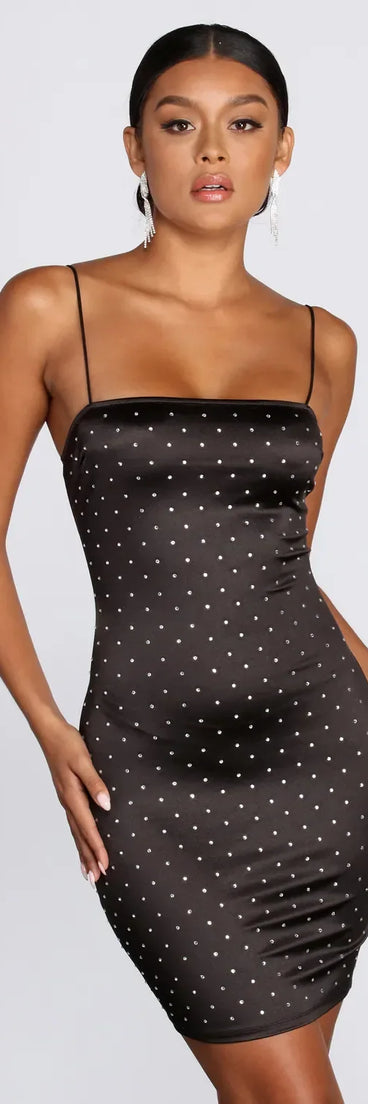 Treat Me Heat Stone Mini Dress