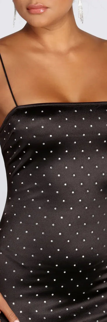 Treat Me Heat Stone Mini Dress