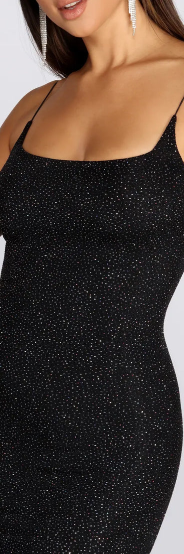 Sparkle Chic Midi Dress