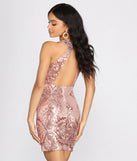 So Stunning Sequin Mini Dress