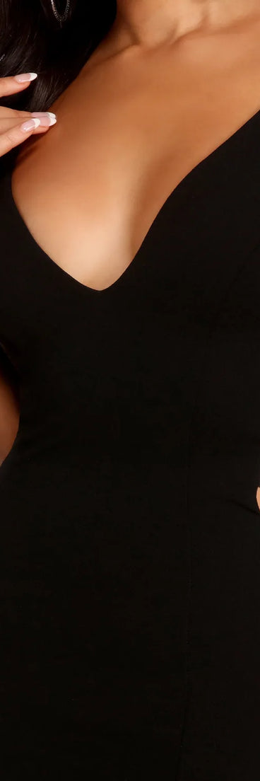 Fine In Rhinestone Mini Dress