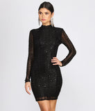 Capture The Spotlight Heat Stone Mini Dress
