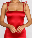 Rise & Shine Satin Mini Dress