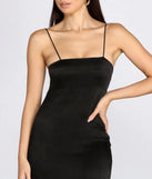 Feeling Stunning Satin Mini Dress