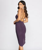 Feeling Knit Asymmetrical Mini Dress
