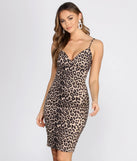 Party Animal Leopard Midi Dress