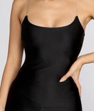 Clear & There Mini Dress