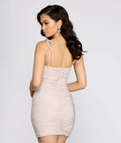 Sweet Sugar Ruche Mini Dress