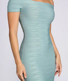 Swoon Worthy Off Shoulder Mini Dress