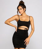 Sultry Style Sleeveless Mini Dress