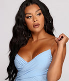 Look At Her Ruched Mini Dress