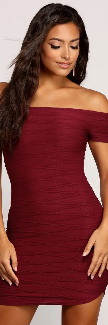 Off The Charts Mini Dress