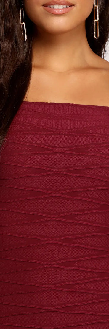 Off The Charts Mini Dress