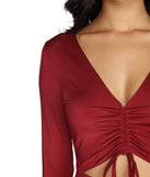 Ruched With Style Mini Dress