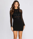 Marvelous Mesh Mini Dress