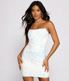 Shimmer Nights Sequin Tube Mini Dress