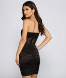 Girl On The Town Satin Mini Dress