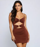 Bold Stunner Cutout Mini Dress