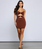 Bold Stunner Cutout Mini Dress
