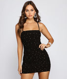 Make It Shine Rhinestone Mini Dress