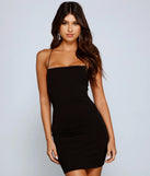 Sultry Glamour Mini Dress