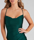 Bring high-impact style to your nightlife in the All The Right Moves Cowl Neck Mini Dress, a bold hunter green club dress made for dancing, parties, and unforgettable nights.