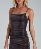 Glow Hour Glitter Mini Dress