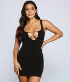 Sultry Strappy Sleeveless Mini Dress