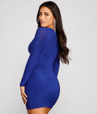 Head Turner Cutout Mini Dress