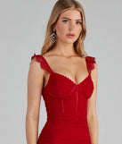 Lace Vixen Mesh Ruched Mini Dress
