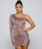 Glitzy Girl Glitter Knit Mini Dress