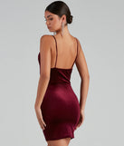 Time To Celebrate Chic Velvet Mini Dress