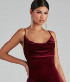 Time To Celebrate Chic Velvet Mini Dress