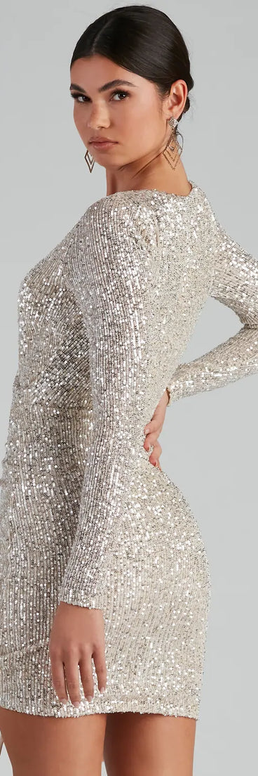 Sparkle Up The Night Mini Dress